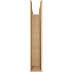 Ekena Millwork - BKTUR0756X34X42WTL05RCPR - Timberthane Faux Wood Westlake Style Bracket w/ Offset Brace, Block Ends, 7 1/2"W x 34"D x 42"H, Primed Tan