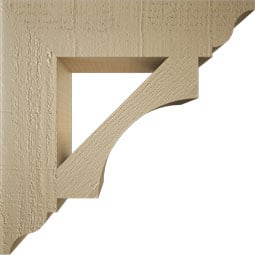 Ekena Millwork - BKTURWTL00 - Timberthane Rough Cedar Faux Wood Westlake Traditional Bracket