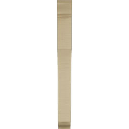 Ekena Millwork - BKTUR035X22X34WTL01RCPR - Timberthane Faux Wood Westlake Style Bracket, Traditional Ends, 3 1/2"W x 22"D x 34"H, Primed Tan