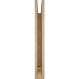 Ekena Millwork - BKTUR035X28X28WTL01RCPR - Timberthane Faux Wood Westlake Style Bracket, Traditional Ends, 3 1/2"W x 28"D x 28"H, Primed Tan