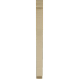Ekena Millwork - BKTUR035X30X42WTL01RCPR - Timberthane Faux Wood Westlake Style Bracket, Traditional Ends, 3 1/2"W x 30"D x 42"H, Primed Tan