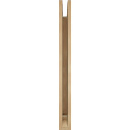 Ekena Millwork - BKTUR035X32X36WTL01RCPR - Timberthane Faux Wood Westlake Style Bracket, Traditional Ends, 3 1/2"W x 32"D x 36"H, Primed Tan
