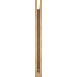 Ekena Millwork - BKTUR035X34X38WTL01RCPR - Timberthane Faux Wood Westlake Style Bracket, Traditional Ends, 3 1/2"W x 34"D x 38"H, Primed Tan