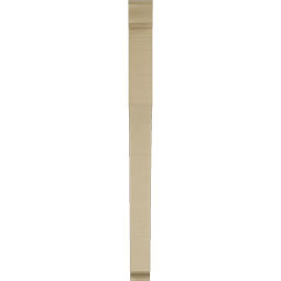 Ekena Millwork - BKTUR035X34X46WTL01RCPR - Timberthane Faux Wood Westlake Style Bracket, Traditional Ends, 3 1/2"W x 34"D x 46"H, Primed Tan