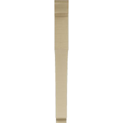 Ekena Millwork - BKTUR035X36X36WTL01RCPR - Timberthane Faux Wood Westlake Style Bracket, Traditional Ends, 3 1/2"W x 36"D x 36"H, Primed Tan
