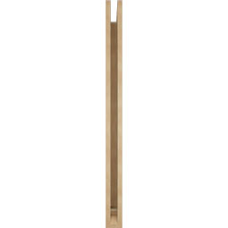 Ekena Millwork - BKTUR035X36X48WTL01RCPR - Timberthane Faux Wood Westlake Style Bracket, Traditional Ends, 3 1/2"W x 36"D x 48"H, Primed Tan
