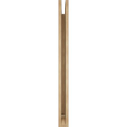 Ekena Millwork - BKTUR035X44X44WTL01RCPR - Timberthane Faux Wood Westlake Style Bracket, Traditional Ends, 3 1/2"W x 44"D x 44"H, Primed Tan