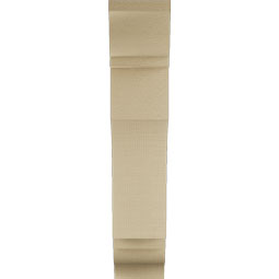 Ekena Millwork - BKTUR055X20X28WTL01RCPR - Timberthane Faux Wood Westlake Style Bracket, Traditional Ends, 5 1/2"W x 20"D x 28"H, Primed Tan