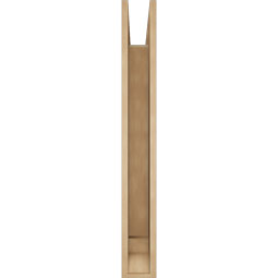 Ekena Millwork - BKTUR055X32X44WTL01RCPR - Timberthane Faux Wood Westlake Style Bracket, Traditional Ends, 5 1/2"W x 32"D x 44"H, Primed Tan