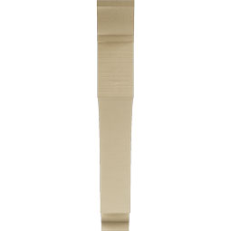 Ekena Millwork - BKTUR055X40X40WTL01RCPR - Timberthane Faux Wood Westlake Style Bracket, Traditional Ends, 5 1/2"W x 40"D x 40"H, Primed Tan