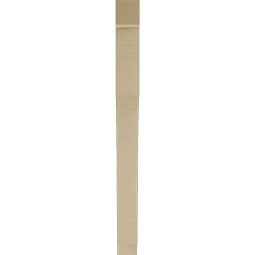 Ekena Millwork - BKTUR035X30X42WTL05RCPR - Timberthane Faux Wood Westlake Style Bracket, Block Ends, 3 1/2"W x 30"D x 42"H, Primed Tan