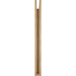 Ekena Millwork - BKTUR035X32X40WTL05RCPR - Timberthane Faux Wood Westlake Style Bracket, Block Ends, 3 1/2"W x 32"D x 40"H, Primed Tan