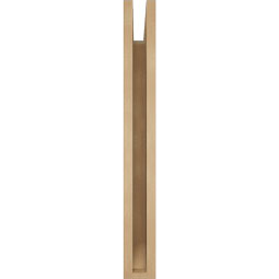 Ekena Millwork - BKTUR035X22X30WTL06RCPR - Timberthane Faux Wood Westlake Style Bracket, Slat Ends, 3 1/2"W x 22"D x 30"H, Primed Tan