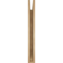 Ekena Millwork - BKTUR035X30X30WTL06RCPR - Timberthane Faux Wood Westlake Style Bracket, Slat Ends, 3 1/2"W x 30"D x 30"H, Primed Tan