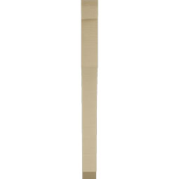 Ekena Millwork - BKTUR035X30X42WTL06RCPR - Timberthane Faux Wood Westlake Style Bracket, Slat Ends, 3 1/2"W x 30"D x 42"H, Primed Tan