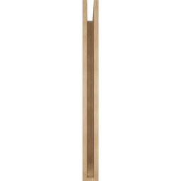 Ekena Millwork - BKTUR035X34X40WTL06RCPR - Timberthane Faux Wood Westlake Style Bracket, Slat Ends, 3 1/2"W x 34"D x 40"H, Primed Tan