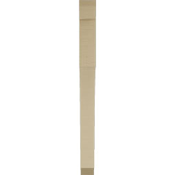 Ekena Millwork - BKTUR035X34X42WTL06RCPR - Timberthane Faux Wood Westlake Style Bracket, Slat Ends, 3 1/2"W x 34"D x 42"H, Primed Tan