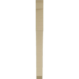 Ekena Millwork - BKTUR035X36X42WTL06RCPR - Timberthane Faux Wood Westlake Style Bracket, Slat Ends, 3 1/2"W x 36"D x 42"H, Primed Tan