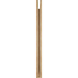 Ekena Millwork - BKTUR035X36X42WTL06RCPR - Timberthane Faux Wood Westlake Style Bracket, Slat Ends, 3 1/2"W x 36"D x 42"H, Primed Tan