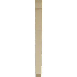 Ekena Millwork - BKTUR035X38X42WTL06RCPR - Timberthane Faux Wood Westlake Style Bracket, Slat Ends, 3 1/2"W x 38"D x 42"H, Primed Tan
