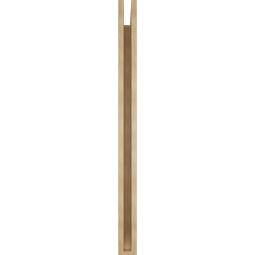 Ekena Millwork - BKTUR035X42X48WTL06RCPR - Timberthane Faux Wood Westlake Style Bracket, Slat Ends, 3 1/2"W x 42"D x 48"H, Primed Tan