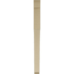 Ekena Millwork - BKTUR035X46X46WTL06RCPR - Timberthane Faux Wood Westlake Style Bracket, Slat Ends, 3 1/2"W x 46"D x 46"H, Primed Tan