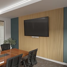 Ekena Millwork - SWATR - AcoustixPro Noise Cancelling Traditional Slat Wall Panel
