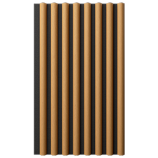 Ekena Millwork - SWAHR - AcoustixPro Noise Cancelling Half Round Slat Wall Panel