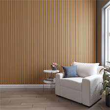 Ekena Millwork - SWARCV - AcoustixPro Noise Cancelling Concave Slat Wall Panel