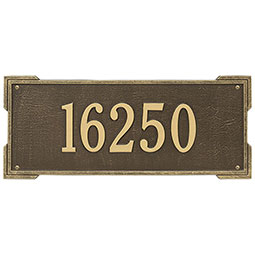 Whitehall Products LLC - WH1019 - 23 1/2"W x 9"H Roanoke One Line Wall Plaque