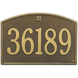 Whitehall Products LLC - WH1171 - 20 1/2"W x 14"H Cape Charles One Line Wall Plaque