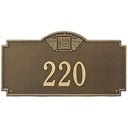 Whitehall Products LLC - WH5003 - 23 1/4"W x 12 1/4"H Monogram One Line Wall Plaque