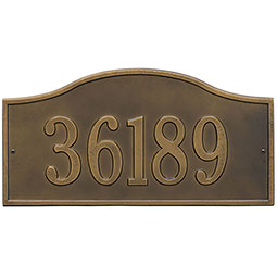 Whitehall Products LLC - WH1119 - 18"W x 9"H Rolling Hills Plaques One Line Wall Plaque