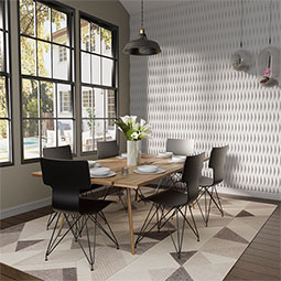 Ekena Millwork - WPPVC06X24EEU - 6"W x 24"H x 1"T  EdgeCraft Euphrates Style Seamless Wall Tile