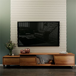 Ekena Millwork - WPPVC06X24ETH - 6"W x 24"H x 1"T  EdgeCraft Thames Style Seamless Wall Tile