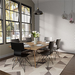 Ekena Millwork - WPPVC06X24ETH - 6"W x 24"H x 1"T  EdgeCraft Thames Style Seamless Wall Tile