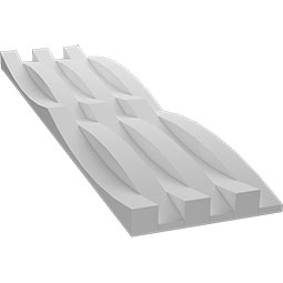 Ekena Millwork - WPPVC06X24EVI - 6"W x 24"H x 1"T  EdgeCraft Victoria Style Seamless Wall Tile