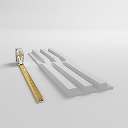 Ekena Millwork - WPPVC06X24EBA - 6"W x 24"H x 1"T  EdgeCraft Baltic Style Seamless Wall Tile