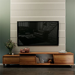 Ekena Millwork - WPPVC06X24EBA - 6"W x 24"H x 1"T  EdgeCraft Baltic Style Seamless Wall Tile