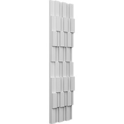 Ekena Millwork - WPPVC06X24ESE - 6"W x 24"H x 1"T  EdgeCraft Seine Style Seamless Wall Tile