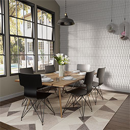 Ekena Millwork - WPPVC06X24ESE - 6"W x 24"H x 1"T  EdgeCraft Seine Style Seamless Wall Tile