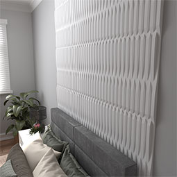 Ekena Millwork - WPPVC06X24EMI - 6"W x 24"H x 1"T  EdgeCraft Mississippi Style Seamless Wall Tile