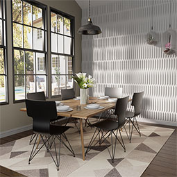 Ekena Millwork - WPPVC06X24EMI - 6"W x 24"H x 1"T  EdgeCraft Mississippi Style Seamless Wall Tile