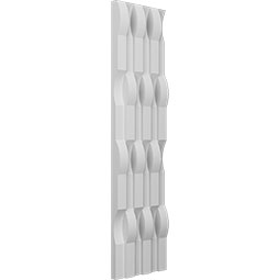 Ekena Millwork - WPPVC06X24EMO - 6"W x 24"H x 1"T  EdgeCraft Moraine Style Seamless Wall Tile