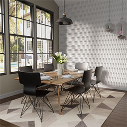 Ekena Millwork - WPPVC06X24EMO - 6"W x 24"H x 1"T  EdgeCraft Moraine Style Seamless Wall Tile