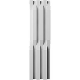 Ekena Millwork - WPPVC06X24EDA - 6"W x 24"H x 1"T  EdgeCraft Danube Style Seamless Wall Tile