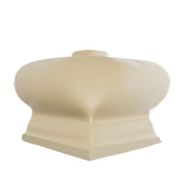 Ekena Millwork - MIC08X07QU - Endurathane Inside Corner for Quinn Crown Moulding, 9"P x 7 1/2"H, Factory Primed