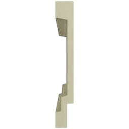 Ekena Millwork - PML08X01CL - Endurathane Clementine Panel Moulding, 7 7/8"H x 1 1/8"P x 94 1/2"L, Factory Primed