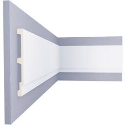 Ekena Millwork - PML12X01CL - Endurathane Clementine Panel Moulding, 11 3/4"H x 1 1/8"P x 94 1/2"L, Factory Primed