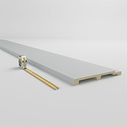 Ekena Millwork - PML12X01CL - Endurathane Clementine Panel Moulding, 11 3/4"H x 1 1/8"P x 94 1/2"L, Factory Primed